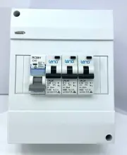 Caravan Switchboard DOUBLE POLE Mobile Home Distribution Board 4x4 Portable Home