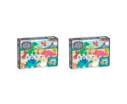 2x 12pc Mudpuppy Lift The Flap Kids Jigsaw Puzzle Toy 45.75x35cm Dinosaur 2+