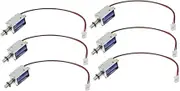 2sets 12v Solenoid Electromagnet Mini Push Pull Type Linear Motion Actuator Dc Magnetic Solenoid Open Frame 3pcs*2