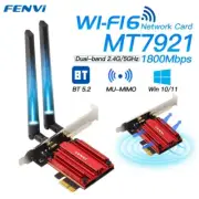 WiFi 6 1800Mbps Adapter PCI Wireless Adapter BT 5.2 Dual Band 802.11AX/AC Wi-Fi