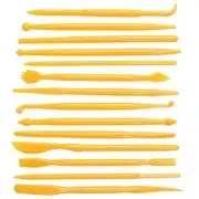 Complete Plastic Clay Sculpture Carving Kit Kid Friendly Tools for Creativity