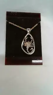 Zodiac Pendant Necklace Scorpio