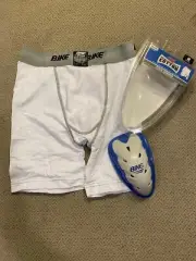 Boys Bike Compression Shorts Underwear Athletic Hard Cup Supporter 26" Medium