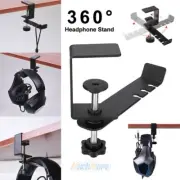 Headset Holder Headphone Hook Desk Mount Stand Universal Metal Bag Cloth Hanger