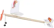 Kisangel 1 Set Airplane Balsa Airplane Model Glider Model Plane Flying Planes Models for Boys Airplane Model Kits Model Aircraft Flying Plane Playthings Wood