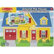 8pc Melissa & Doug Around the House Sound Puzzle Kids/Childrens Toy 2y+