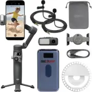 DJI Osmo Mobile 7P 3-Axis Phone Gimbal Stabilizer for iPhone & Android Bundle