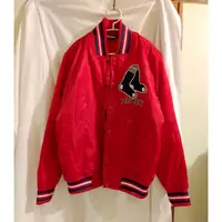 在飛比找蝦皮購物優惠-MLB 波士頓紅襪 防風鋪棉棒球外套 夾克 美式 經典 運動