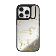 iPhone 16 Pro Mirror Ring Stand Case MagSafe Compatible zodiac star sign : leo