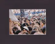 8X10" Matted Print Picture, Grateful Dead: 1989, Giants Stadium Crowd