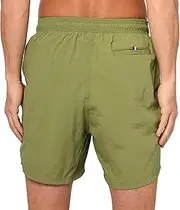 [BOSS] Men's Standard Octopus Swim Trunk, Split Pea, Small