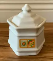 Avon Small Vintage Decorative Ceramic Kitchen Storage Canister with Top