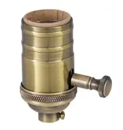 B&P Lamp Edison Size Full Dimmer Socket