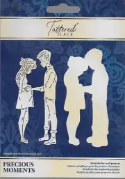 TATTERED LACE Cutting Die - PRECIOUS MOMENTS - Pregnant Couple