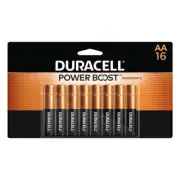 16 Duracell Power Boost AA Alkaline Batteries Formulated Power Boost Ingredients