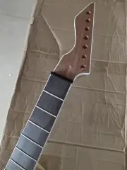 7 string 24 Fret Reverse head Unfinished Mahogany Guitar Neck Rosewood fretboard