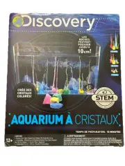 Discovery Kids Crystal Aquarium Growing Magic Rock Kit 12 Years+ Complete