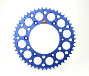 RENTHAL REAR ULTRALIGHT SPROCKET BLUE GROOVED 51T