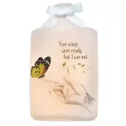 Stony Creek Your Wings Were Ready Sympathy Lighted Bottle Memorial 8" NIB