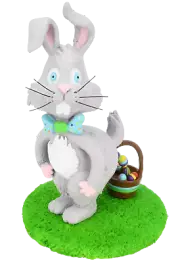 Tree Buddees How Easter Eggs are Really Made Funny Easter Bunny Decor Figurine
