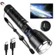 Flashlights High Lumens Rechargeable- Super Bright Tactical Magnetic LED Flas...