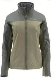 Simms Fishing Women’s Midstream Insulated Jacket Loden Primaloft GOLD NEW