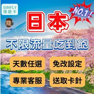 現貨 日本上網卡DoCoMo KDDI SoftBank三大電信 東京 大阪 京都 北海道 不限量吃到飽