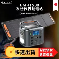 在飛比找PChome24h購物優惠-日本e+MIRAI 1500W/1280Wh 次世代戶外行動