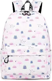 Fashion Leisure Women's 16.8L Backpack Print Zipper Casual Waterproof BagBackpack for Girls (Color : 1, Size : Free Size)