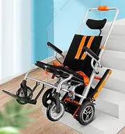 Tracked Electric Stair Climber, Electric Wheelchair, Mobile Stairlift,Tracked/Smart Stairlift with Control Panel/Up/Down,for elderly persons with disabilities