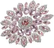 NOLITOY DIY Rhinestone Brooch Patch for Clothing Bags Hats Creative Design Garment Applique for Repairs Decoration with Base for Arts Crafts