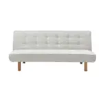 [James Lane] Carter Light Ecru Sofa Bed - 3 Seater
