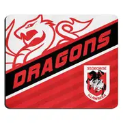 St George Illawarra Dragons NRL Team Logo Design Mouse Mat Pad