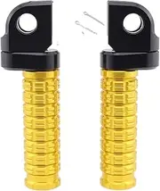 Front Footrests Foot Rest Foot Pegs Pedal Compatible With CB 1100 CB1100RS CB1100SX Compatible With CB1300SF CB600F CB900F CBF1000F CBF 600 Foot Stand(B-Gold)