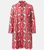 [La DoubleJ] La DoubleJ Artemis cotton shirt dress UK 16 red