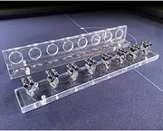 Acrylic 2pc Pool Snooker Billiards Wall Cue Rack Holder 8 Cues