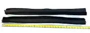 Pair of Super Soft Sports Car Wheel Strap Protector Sleeves Foam Hook & Loop