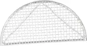 Veemoon Stainless Steel Tempura Net Fine Mesh Strainer Japanese Semicircle Sieve