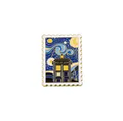 Vincent Van Gogh Doctor Who Enamel Pin Badge