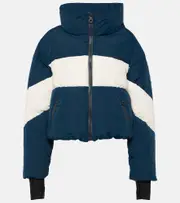 [Cordova] Cordova Aosta colorblocked down ski jacket AU 14 blue