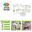 11 piece Vacuum Seal Food Storage Containers with Vacuum Pump, Airtight and L...