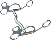 Aymzbd Horse Mouth Snaffle Horse Snaffle Bit H Shape Stallion Training Bit Equestrian Supplies for Equestrian Training Equipment