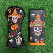 Sugar Skull - Chilli Driver Cover & Towel Twin pack