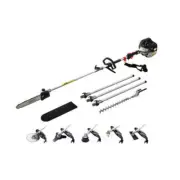 65Cc Pole Chainsaw Petrol Brush Cutter Whipper Snipper Hedge Trimmer