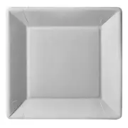Papstar Plate Pure White Angular