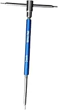 QSTDGVPW T Handle Hex Wrench Set Hex Key Steel T/L with Rotating Sleeve Sliding Allen Wrench, 2mm