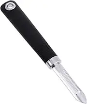 PRETYZOOM Multifunctional Stainless Steel Peeler Dual Edged Non Swivel Fruit and Vegetable Peeler Kitchen Tool for Handed Cooks and Resistant Design