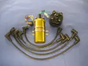MG MGB C/B 45D DISSY CAP ,POINTS, CONDENSOR, ROTOR, LEADS 12VOLT SPORTS COIL