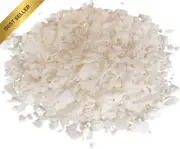 Pure White Soy Wax Flakes, 100% Natural, Bulk for Candle Making, Premium Quality
