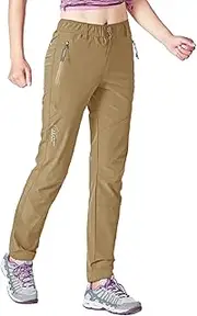 [Gopune] Women's Outdoor Hiking Pants Lightweight Quick Dry Water Resistant Mountain Trouser
